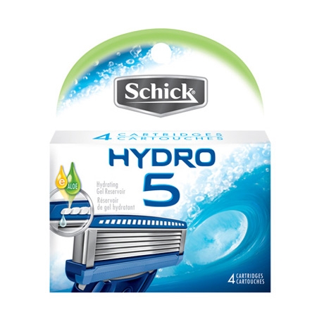 Сменные лезвия Schick Hydro 5 4 картриджа