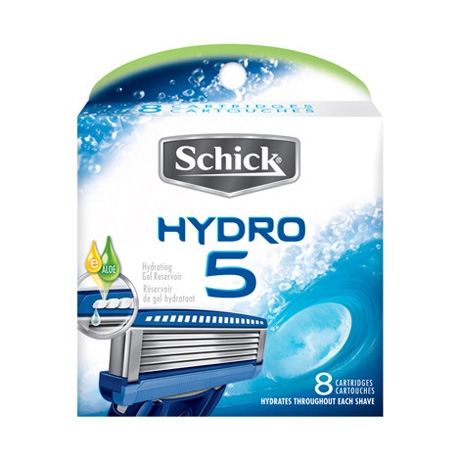 Сменные лезвия Schick Hydro 5 (8 картриджей)