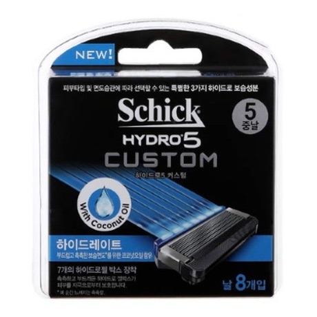 Сменные лезвия Schick Hydro 5 Custom Hydrate (8 картриджей)