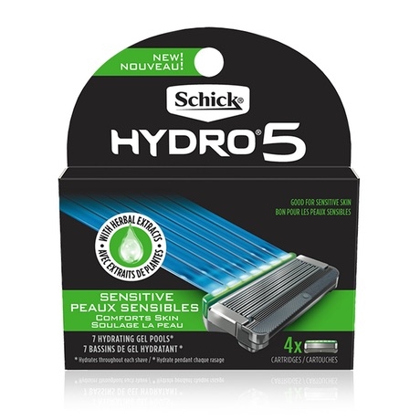 Сменные лезвия Schick Hydro 5 Custom Comfort (4 картриджа)