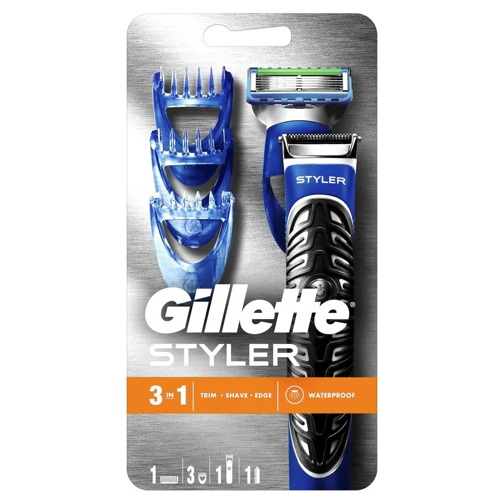 Gillette Styler 3 в 1 Универсальная бритва-стайлер для бороды