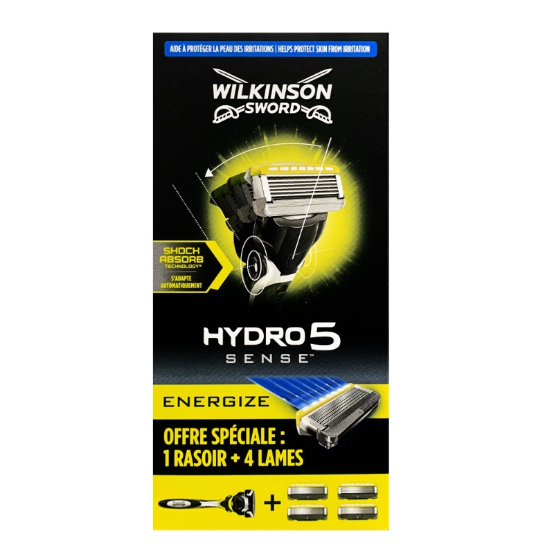 Бритва Wilkinson Hydro 5 Sense Energize (1 бритва + 4 картриджа)