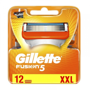Сменные лезвия Gillette Fusion 5 (12 картриджей)