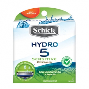 Лезвия Schick Hydro 5 Premium Sensitive (8 карт.)