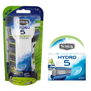 Бритва Schick Hydro 5 Power Select (1 бритва + 10 картриджей)