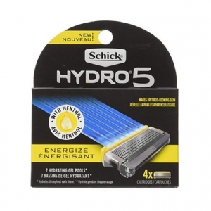 Сменные кассеты Schick Hydro 5 Custom Energize (4 картриджа)