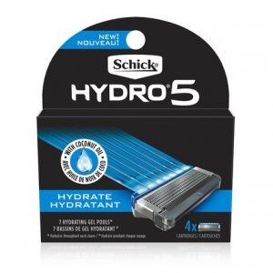Сменные кассеты Schick Hydro 5 Custom Hydrate (4 картриджа)
