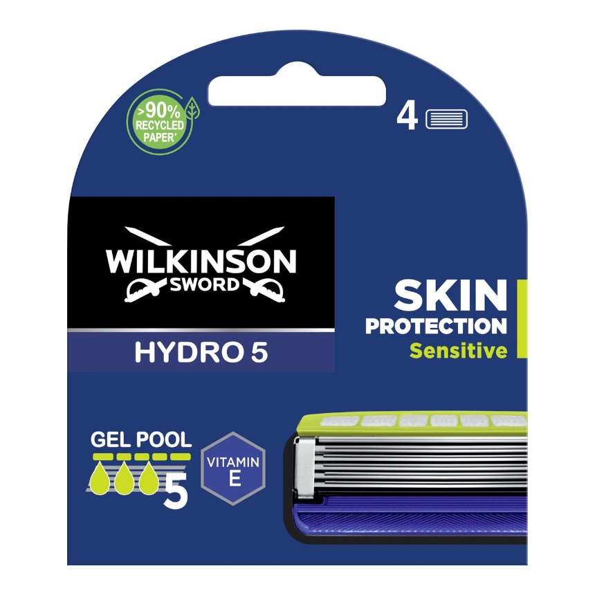 Сменные кассеты Wilkinson Sword Hydro 5 Skin Protection Sensitive (4 картриджа)