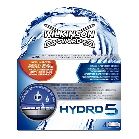 Сменные лезвия Wilkinson Sword Hydro 5 (4 картриджа)