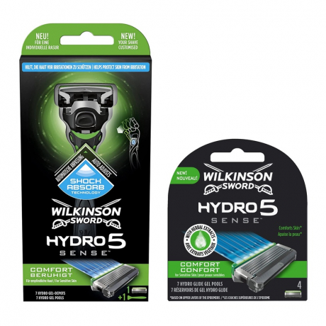 Набор Wilkinson Sword Hydro 5 Sense Comfort (1 бритва + 4 картриджа)