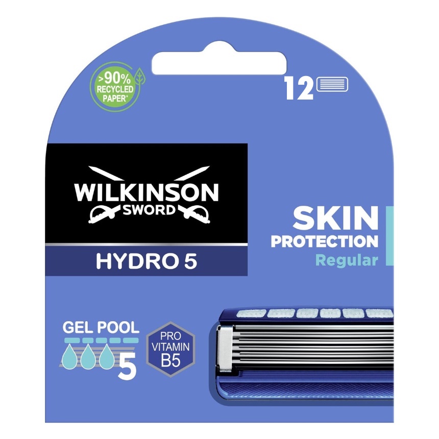 Кассеты Wilkinson Sword Hydro 5 Skin Protection Regular (12 картриджей)
